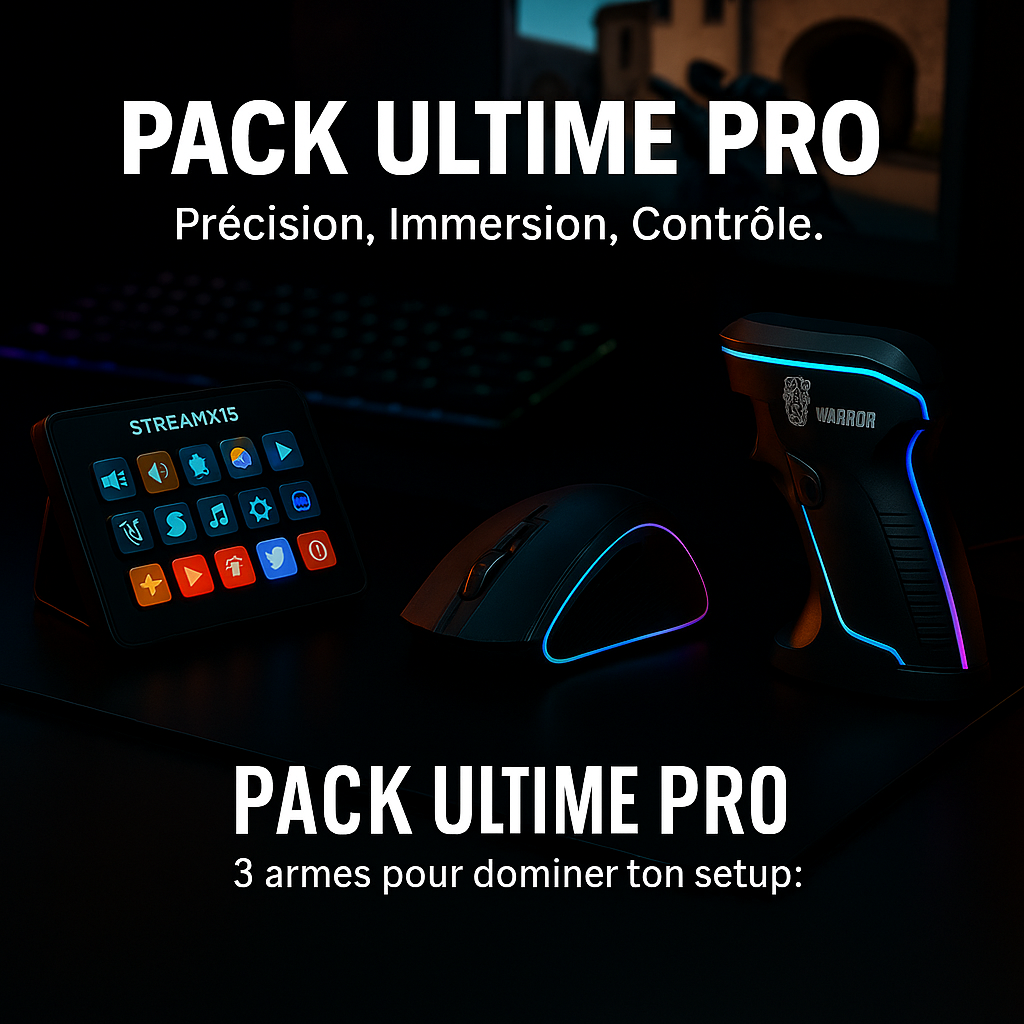 Pack Ultime – AimproX1 + StreamX15 + AimGlass