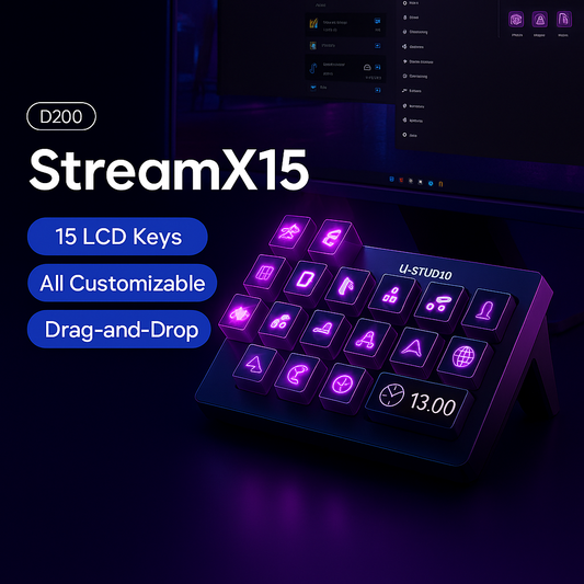 StreamX15 – Console Macro 15 Touches RGB Personnalisable