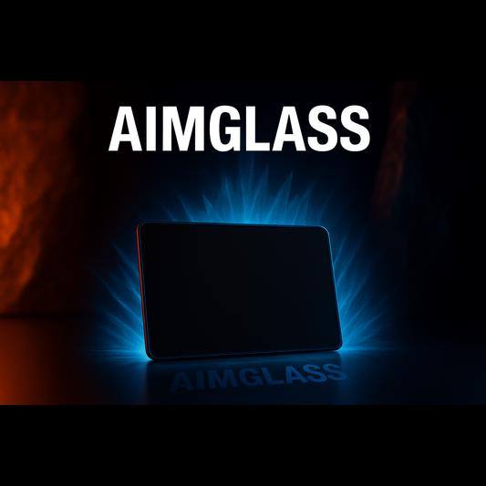 AimGlass – Tapis de souris en verre trempé premium (précision & performance)